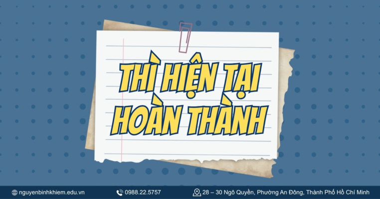 Thì hiện tại hoàn thành