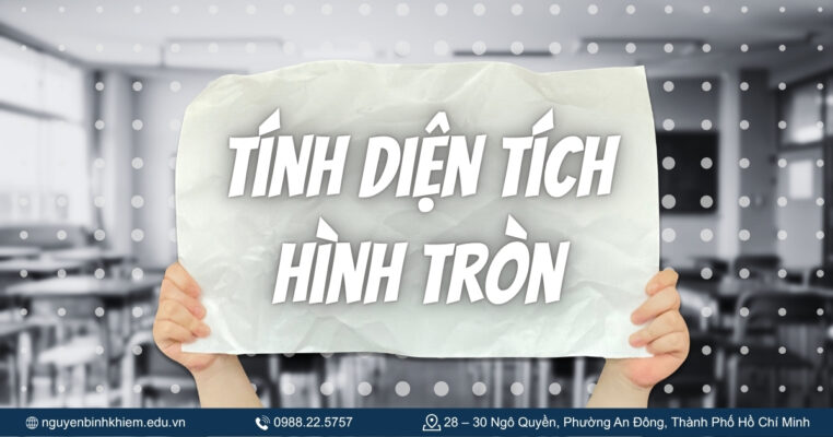 Tính diện tích hình tròn