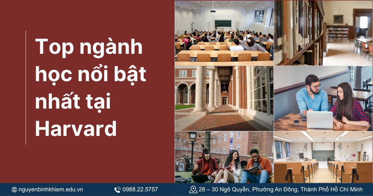 Top ngành học nổi bật nhất tại Harvard