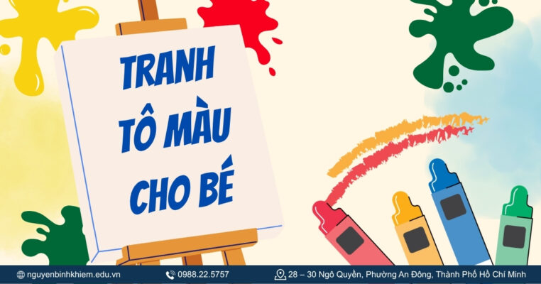 Tranh tô màu cho bé