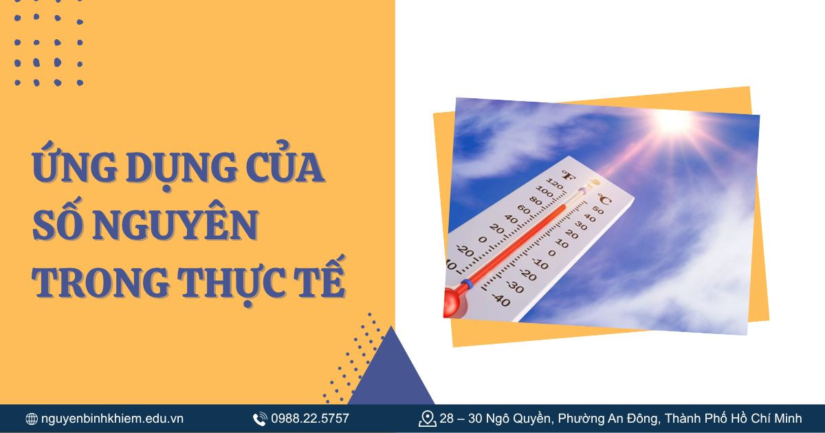 Ứng dụng của số nguyên trong thực tế