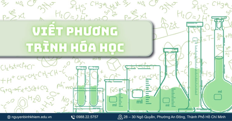 Viết phương trình hóa học